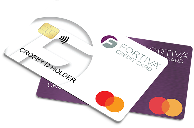 MyFortiva credit cards together